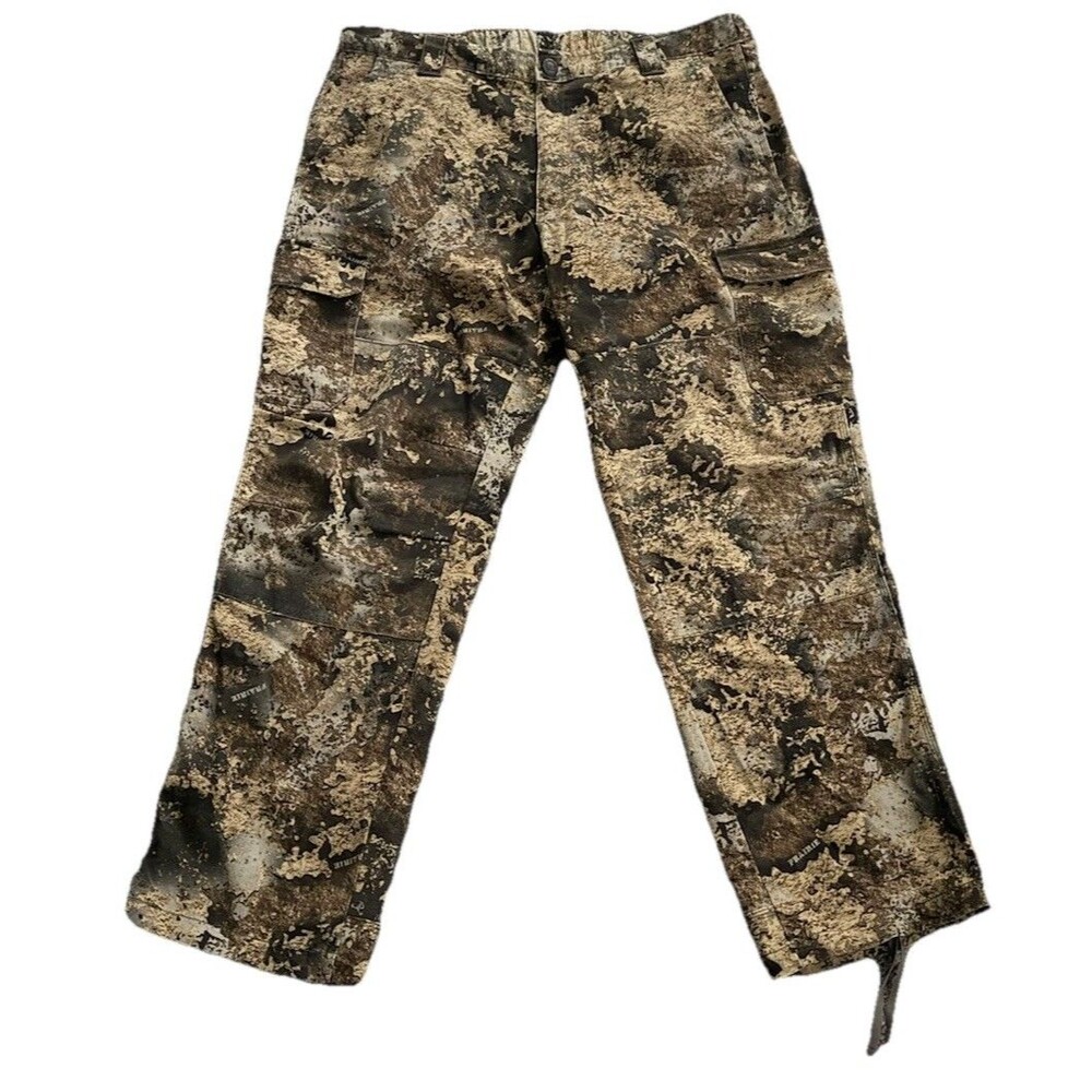 Redhead Silent Hide Prairie XLx32 Camo Pants Cargo Pockets Hiking Hunting Camp
